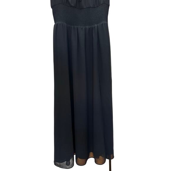 Aritzia Wilfred Genoa Midi Dress Size Small Black Classy Feminine - Picture 13 of 16